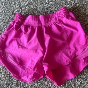 lululemon athletica Bright Pink Athletic Shorts
